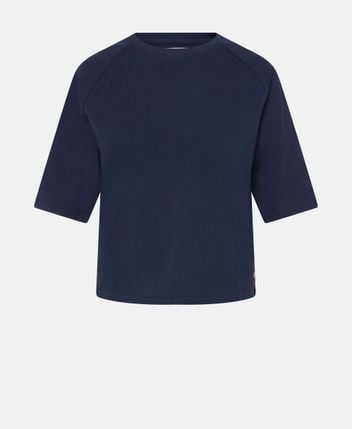 Short-sleeved sweatshirt