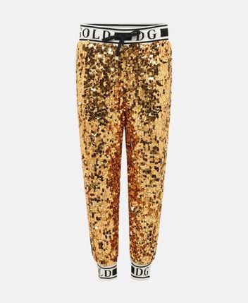 Sequinned pants