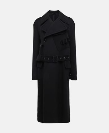 Wool-blend coat
