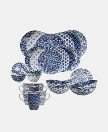 Dinnerware set, 30-piece Majorelle