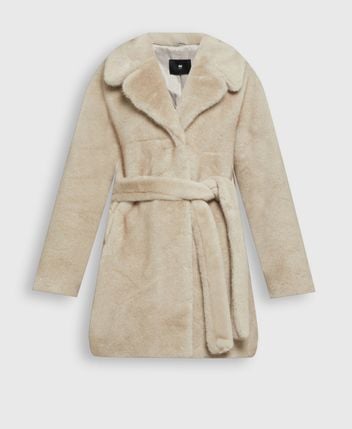Faux fur coat