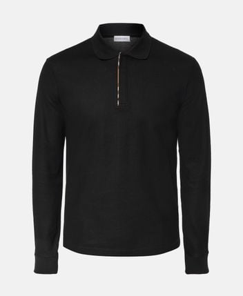 Long-sleeved polo shirt