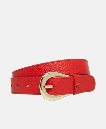 Leather belt