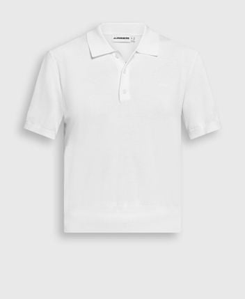 Silk-blend knitted polo shirt Blake