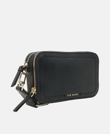 Leather cross body bag