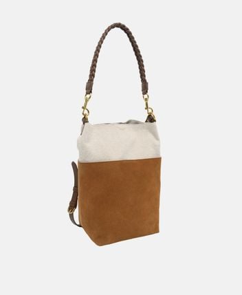 Leather bucketbag Sorien