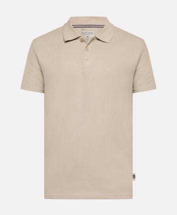 Knitted polo shirt