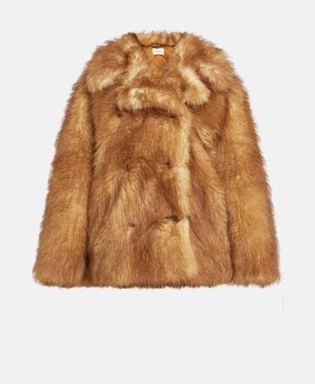 Faux fur jacket
