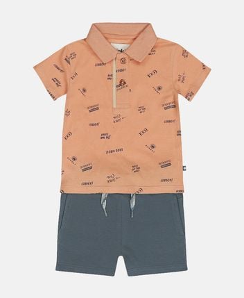 Poloshirt and shorts set