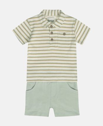 Poloshirt and shorts set