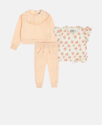 Sweatshirt, pants & t-shirt set