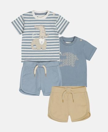 Set of t-shirts and shorts