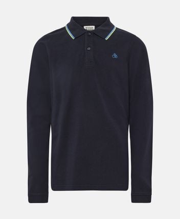 Long-sleeved polo shirt