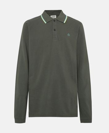 Long-sleeved polo shirt