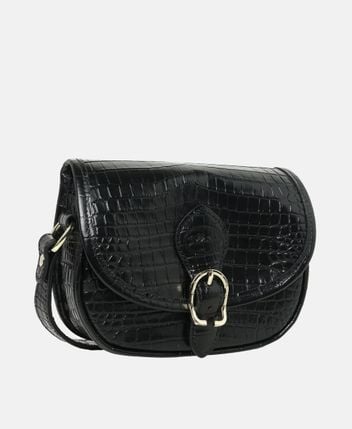 Leather cross body bag