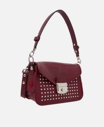 Leather shoulder bag