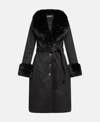 Wool-blend coat