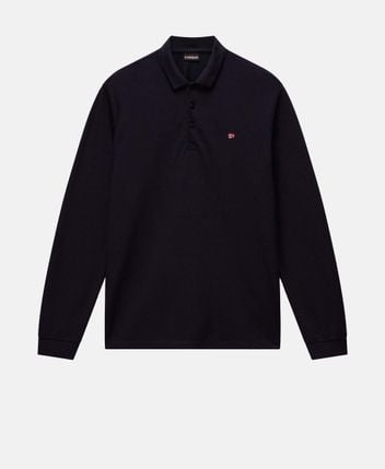 Long-sleeved polo shirt