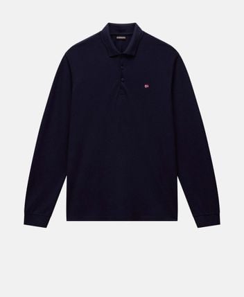 Long-sleeved polo shirt
