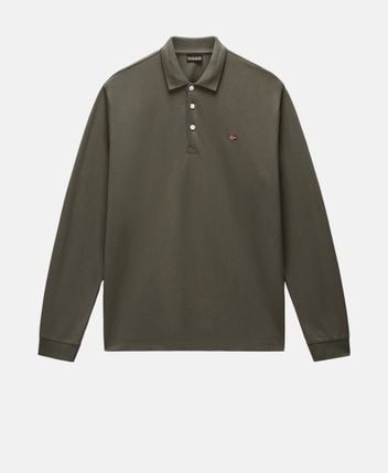 Long-sleeved polo shirt