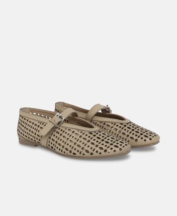 Ballerina flat with straps Kara