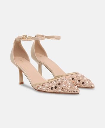 Ankle strap pump