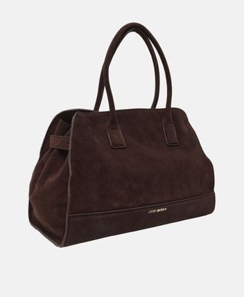 Leather shopper