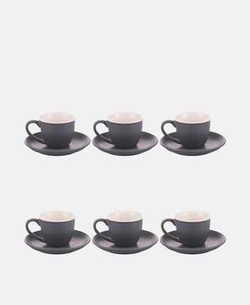 Coffee cup and saucer, set of 6