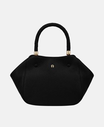 Leather handbag Carre