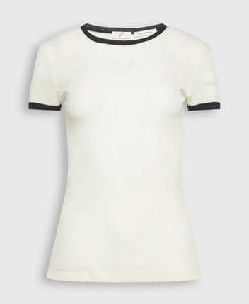 Wool t-shirt Two tone tee