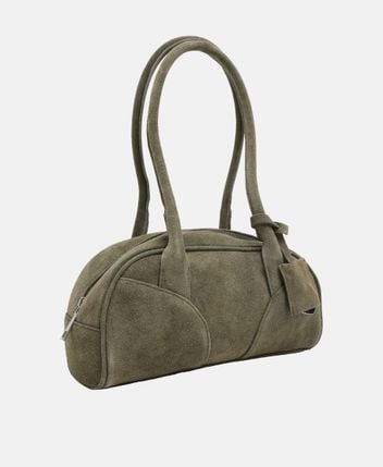 Leather shoulder bag Bowling