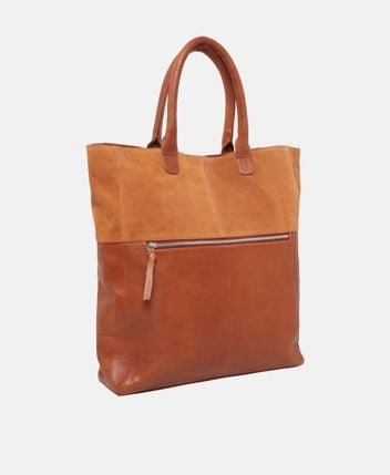 Leather shopper Bina