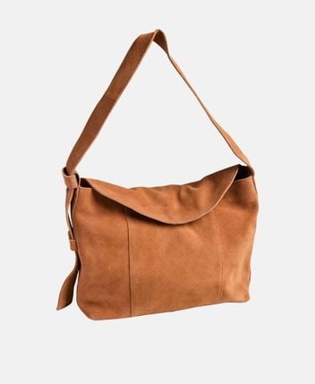 Leather shoulder bag