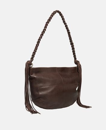 Leather shoulder bag Babette