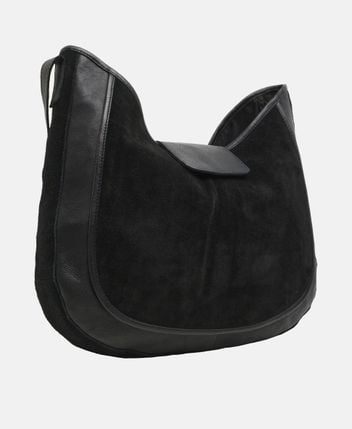 Leather shoulder bag