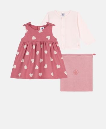 Dress with cardigan