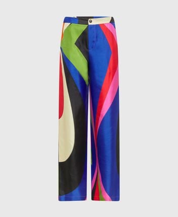 Silk trousers