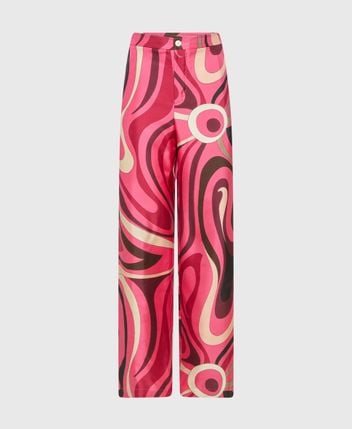 Silk trousers