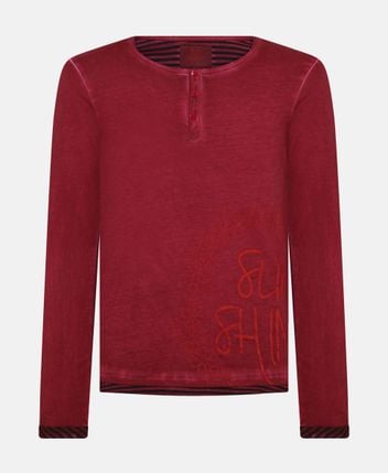 Long-sleeved top
