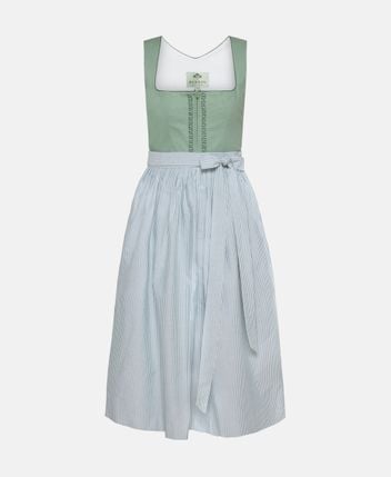 Linen-blend Dirndl with apron