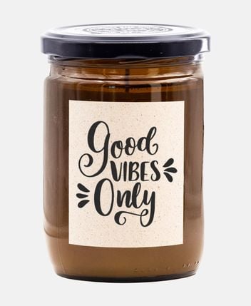 Scented candle Good Vibes Only