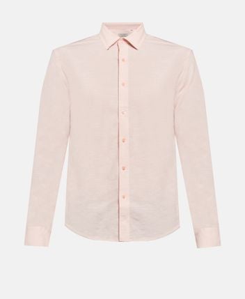 Linen-blend shirt