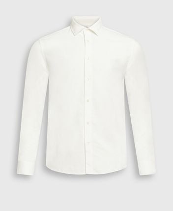 Linen-blend shirt