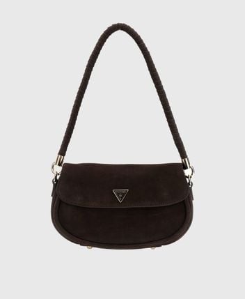 Leather shoulder bag Danya