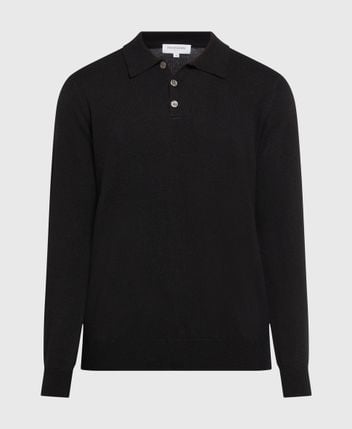 Cashmere polo shirt