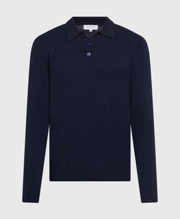 Cashmere polo shirt