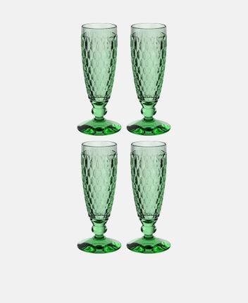 Champagne glasses, set of 4 Boston