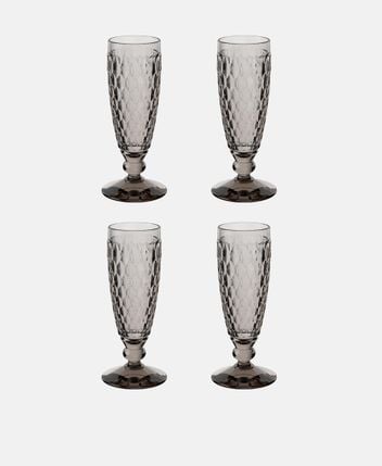 Champagne glasses, set of 4 Boston