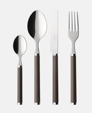 Cutlery set, 24-pcs. Play! chocolate brown