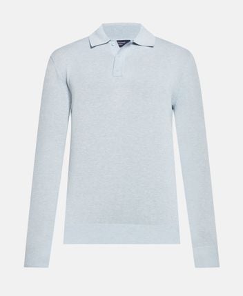 Knitted polo shirt